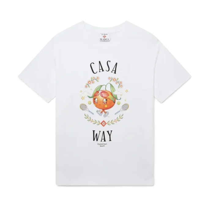 Tricou cu mânecă scurtă Casa Way Orange Mascot
