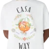 Tricou cu mânecă scurtă Casa Way Orange Mascot