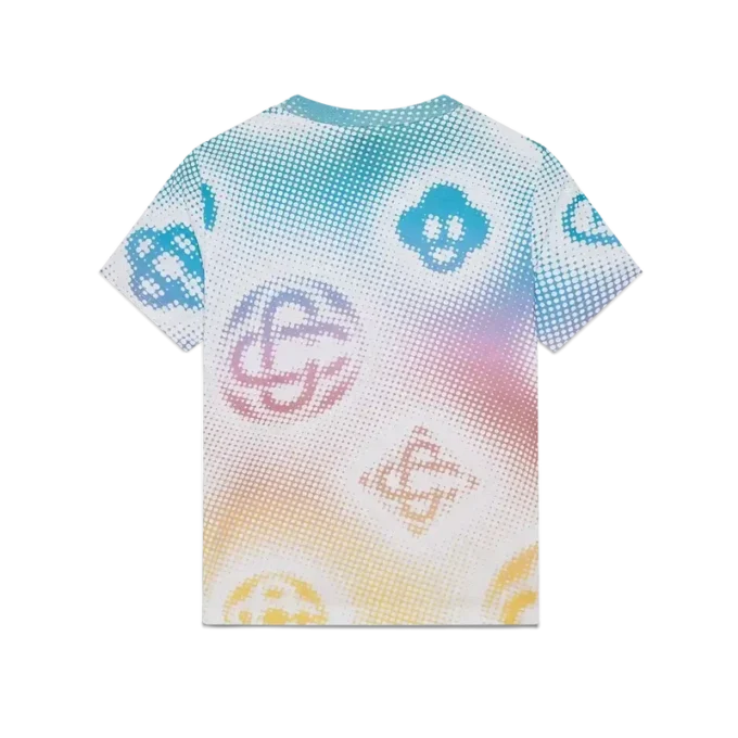 Tricou cu mânecă scurtă și croială ajustată, cu logo Halftone