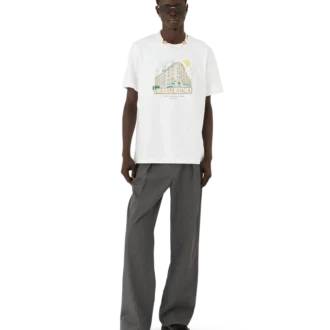 Tricou cu mânecă scurtă și imprimeu Paris Store