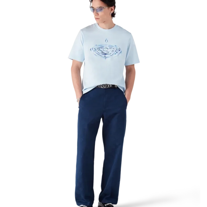 Tricou cu mânecă scurtă și logo Drip