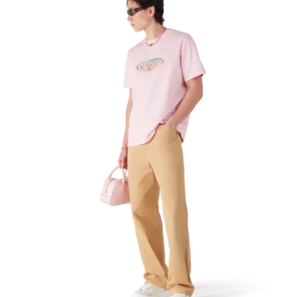 Tricou cu mânecă scurtă și logo Glass