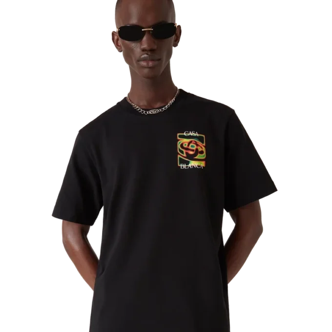 Tricou cu mânecă scurtă și logo Heat Map