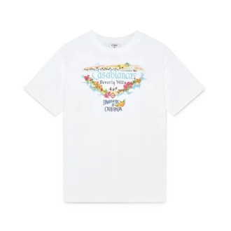 Tricou cu mânecă scurtă și logo imprimat Los Angeles Store