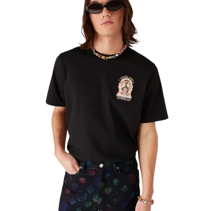 Tricou cu mânecă scurtă și logo L’arche de la Essential Experience