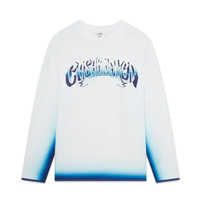 Tricou cu mâneci lungi Blue Fade