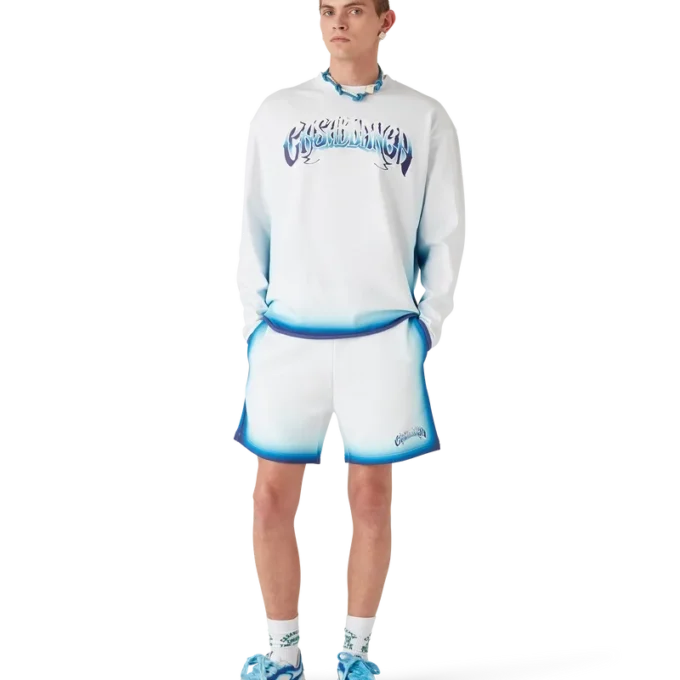 Tricou cu mâneci lungi Blue Fade