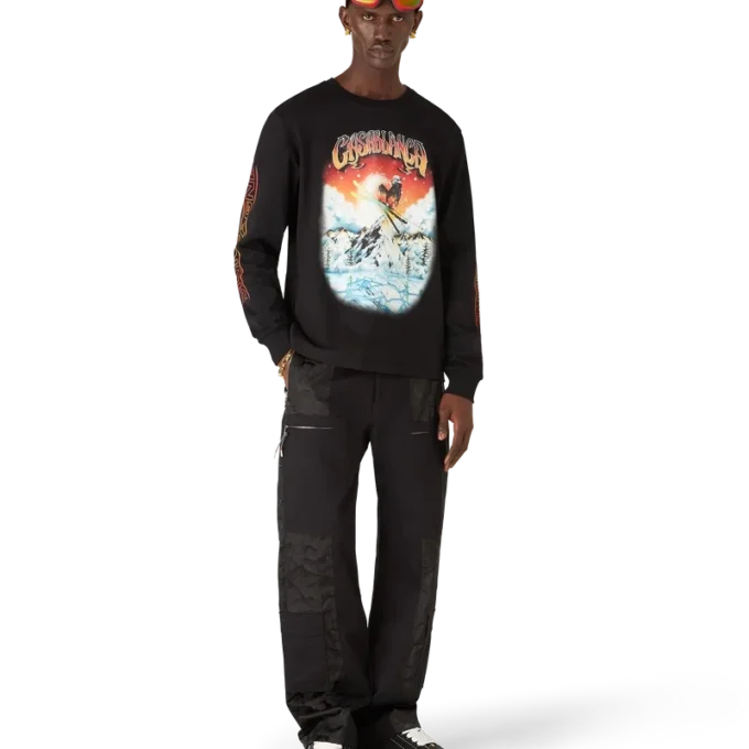 Tricou cu mâneci lungi Ski