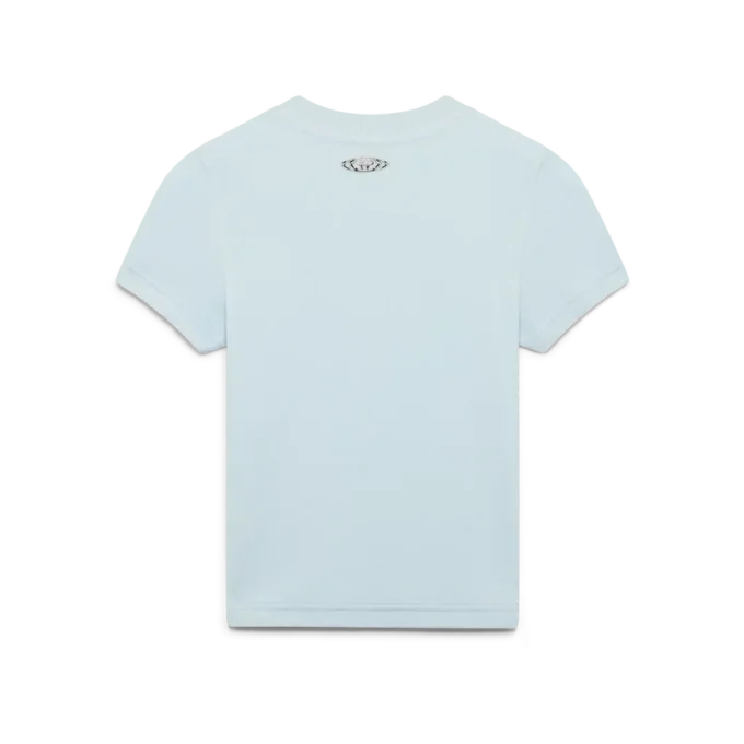 Tricou cu mâneci scurte din velur pentru femei