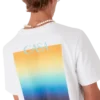 Tricou cu mâneci scurte Gradient Square în dungi de pantaloni scurți