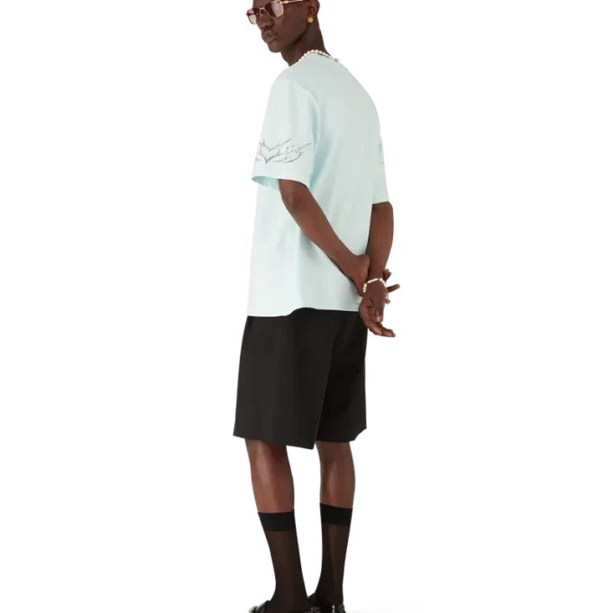 Tricou cu mâneci scurte și croi oversized Blades Tricou cu mâneci scurte și croi oversized Blades