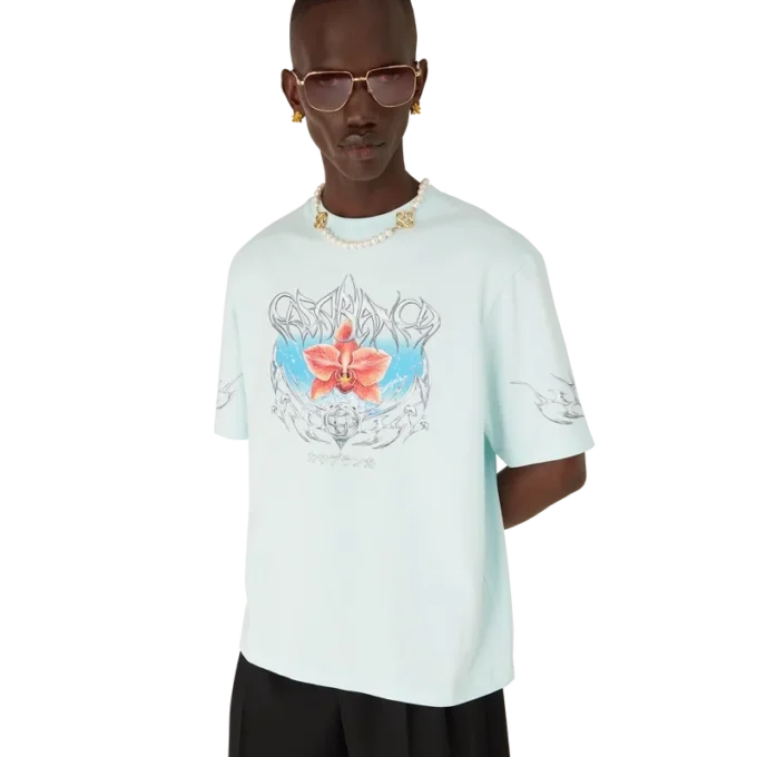 Tricou cu mâneci scurte și croi oversized Blades Tricou cu mâneci scurte și croi oversized Blades