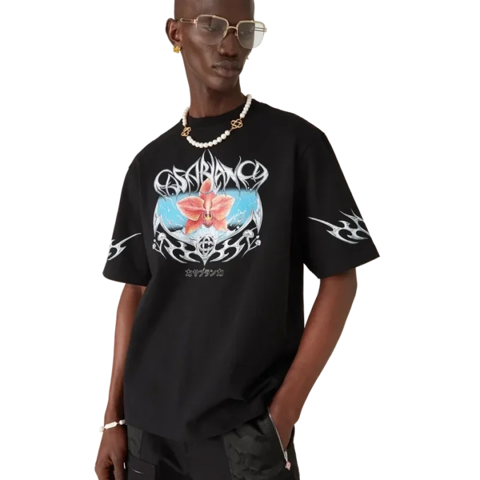 Tricou cu mâneci scurte și croi oversized Blades Tricou cu mâneci scurte și croi oversized Blades