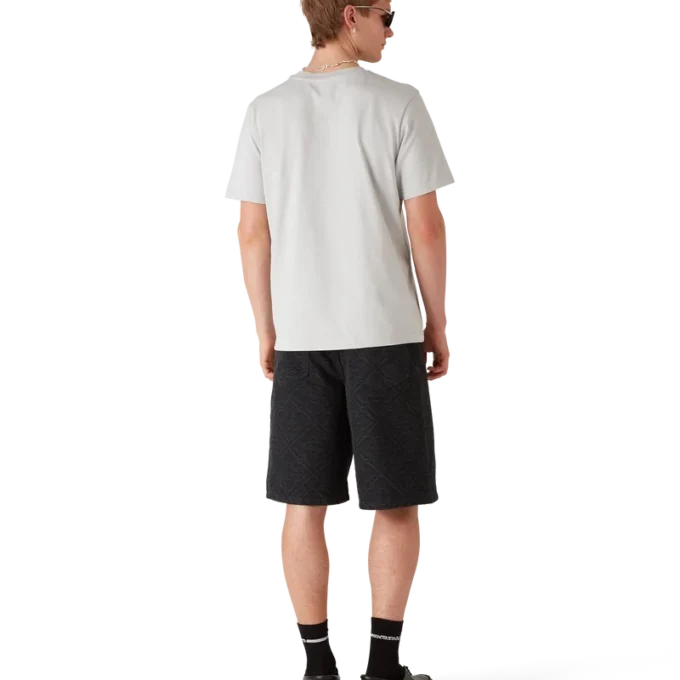 Tricou cu mâneci scurte și logo diamant gri Tricou cu mâneci scurte și logo diamant gri