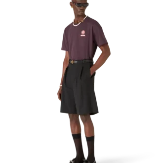 Tricou cu mâneci scurte și patch cu logo