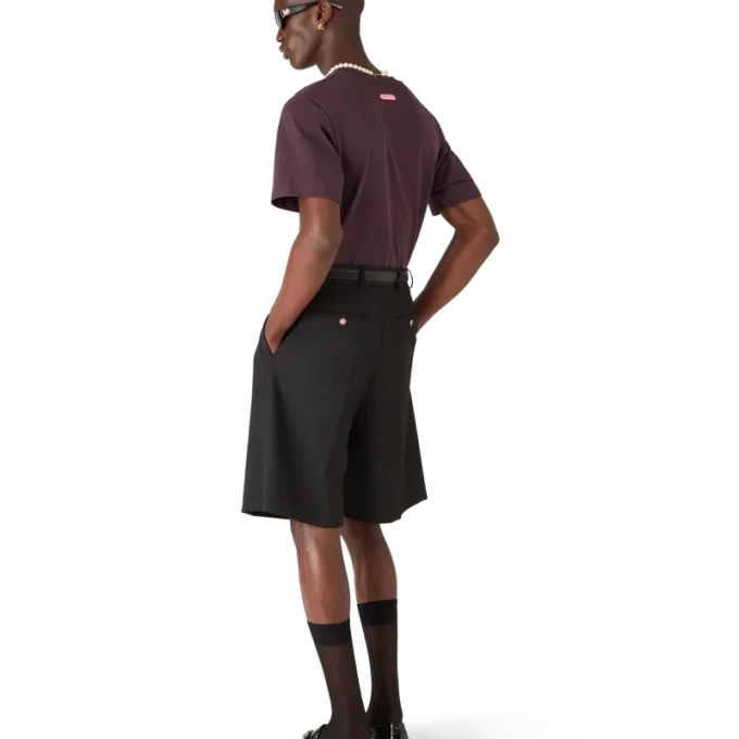 Tricou cu mâneci scurte și patch cu logo