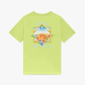 Tricou cu mâneci scurte Lime Flower Court Icon