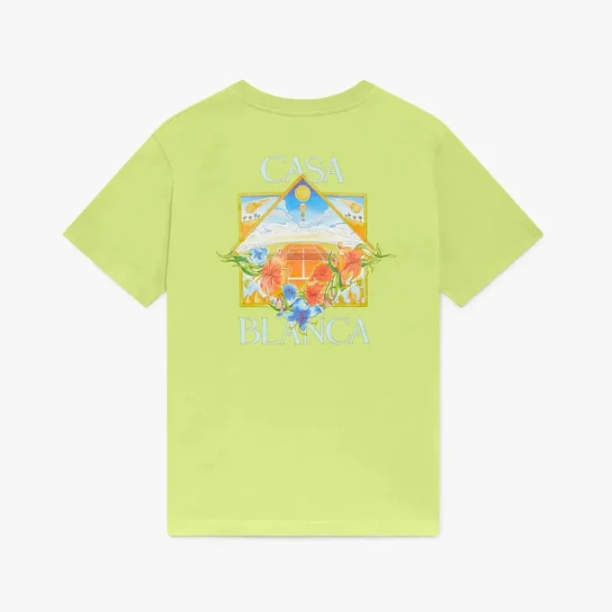 Tricou cu mâneci scurte Lime Flower Court Icon
