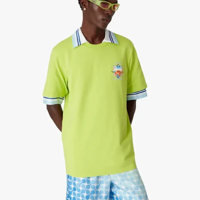 Tricou cu mâneci scurte Lime Flower Court Icon