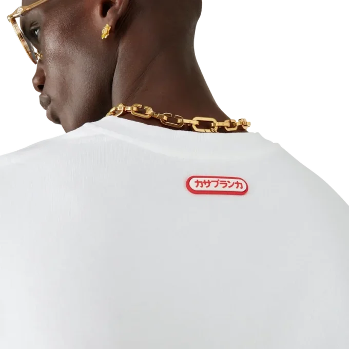 Tricou cu mâneci scurte, oversized, cu patch cu logo