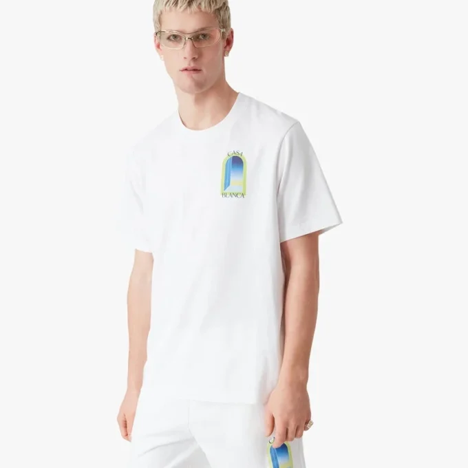 Tricou cu mâneci scurte White Arches