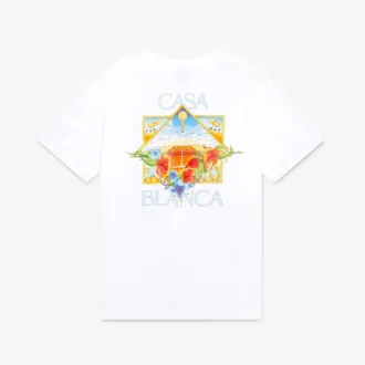 Tricou cu mâneci scurte White Flower Court Icon