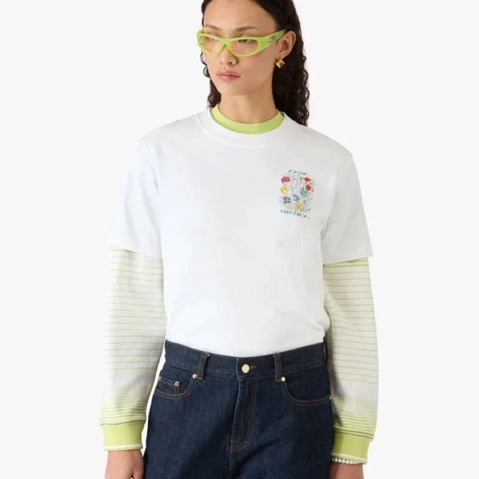 Tricou cu mâneci scurte White Graffiti