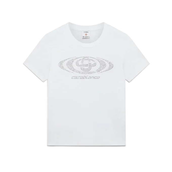 Tricou cu pantaloni scurți și logo Crystal Warped