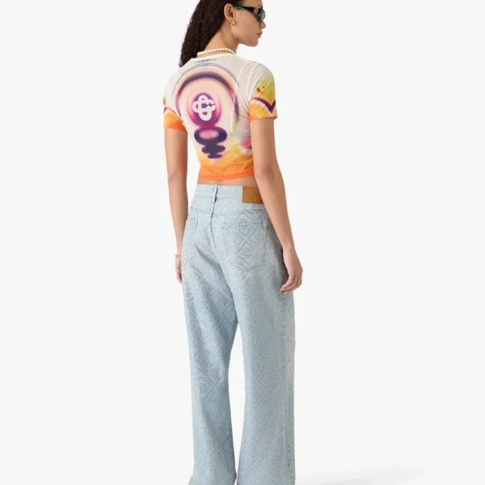 Tricou cu pantaloni scurți pentru bebeluși, din plasă cu imprimeu Sporchid Tricou cu pantaloni scurți pentru bebeluși, din plasă cu imprimeu Sporchid