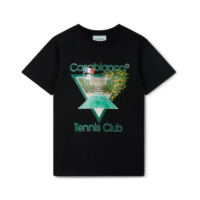 Tricou cu simbolul clubului de tenis