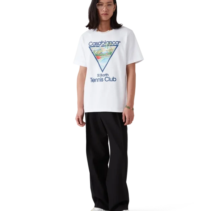 Tricou cu simbolul clubului de tenis Tricou cu simbolul clubului de tenis