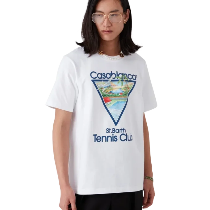 Tricou cu simbolul clubului de tenis Tricou cu simbolul clubului de tenis