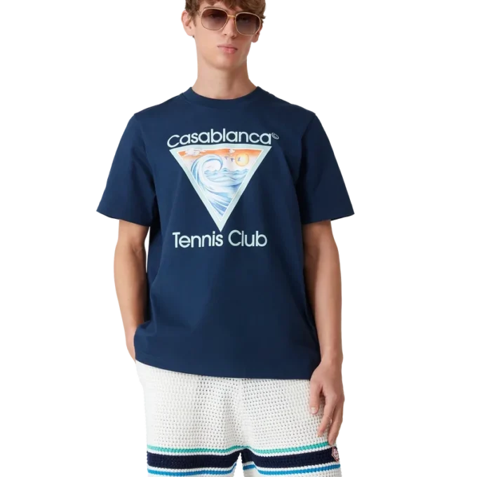 Tricou cu simbolul clubului de tenis Tricou cu simbolul clubului de tenis