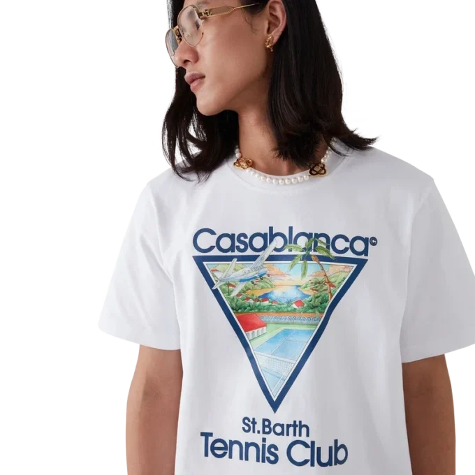 Tricou cu simbolul clubului de tenis Tricou cu simbolul clubului de tenis