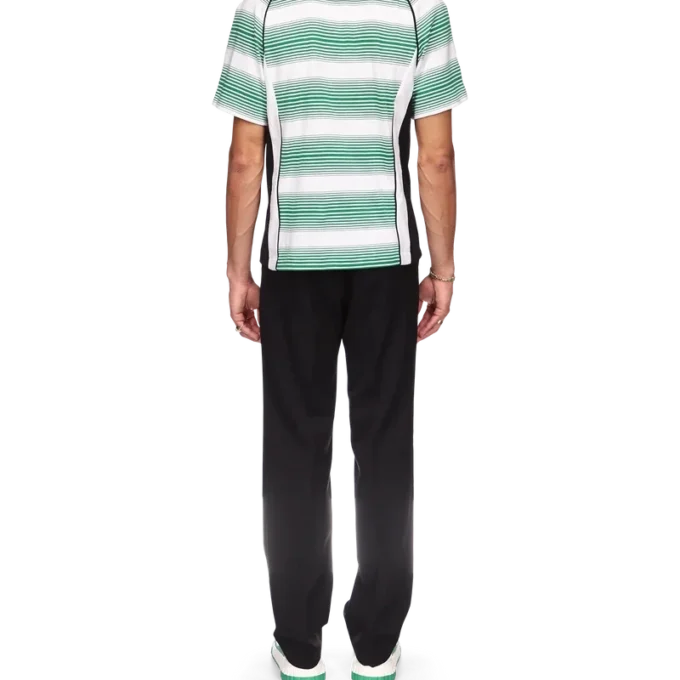 Tricou de fotbal cu panouri cu dungi degradate Tricou de fotbal cu panouri cu dungi degradate