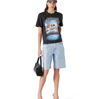 Tricou La Pramonition cu cristale