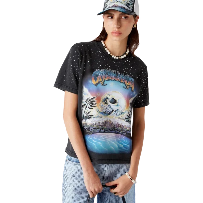 Tricou La Pramonition cu cristale