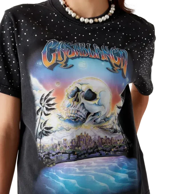 Tricou La Pramonition cu cristale