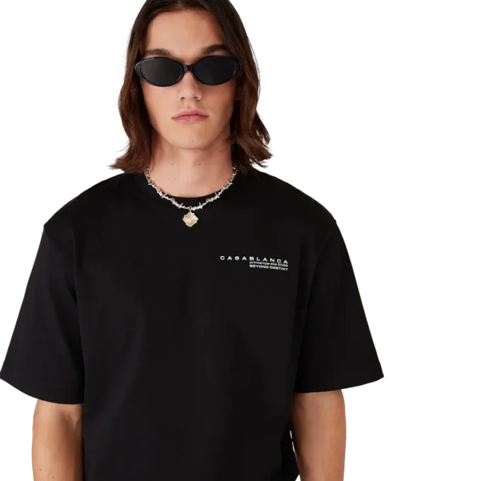 Tricou oversized cu mânecă scurtă Glitch Orchid