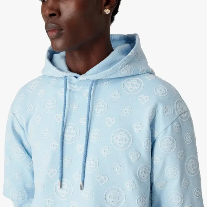 Tricou oversized cu mâneci scurte și monogramă aplicată