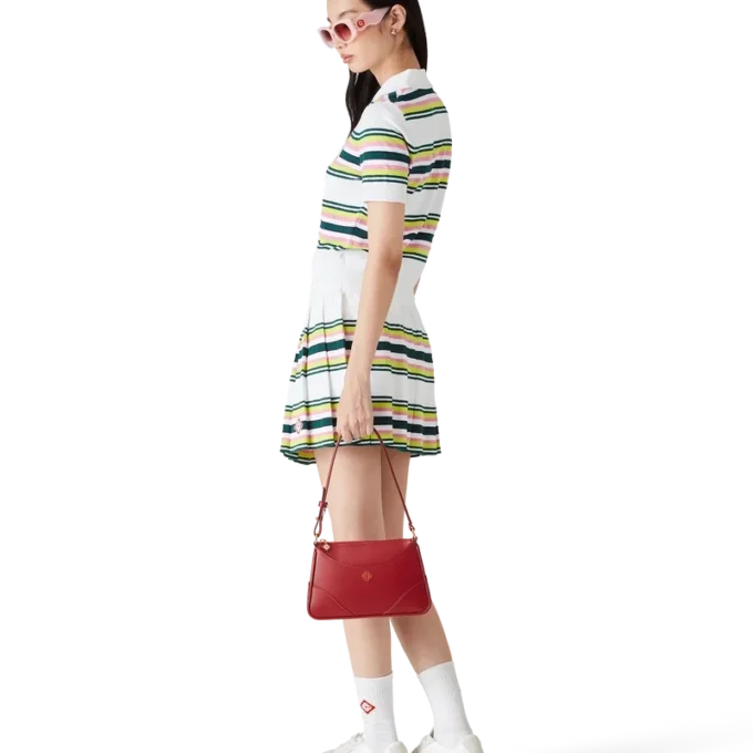 Tricou polo cu dungi