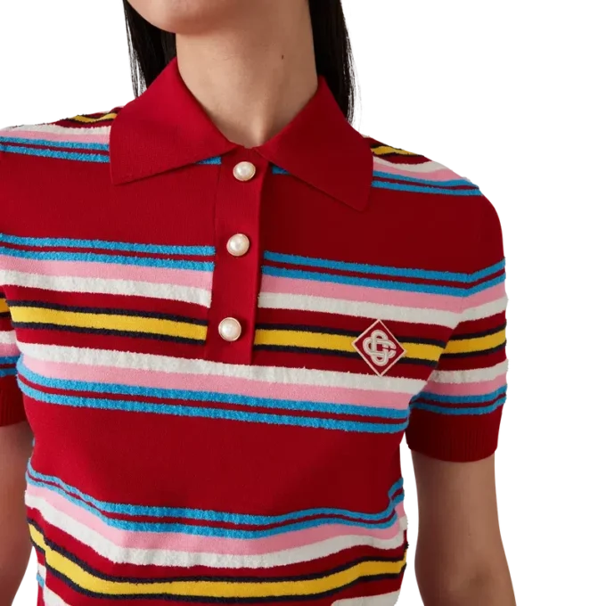 Tricou polo cu dungi Tricou polo cu dungi
