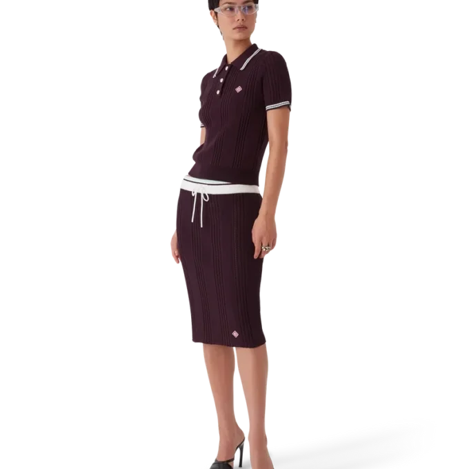 Tricou polo cu mâneci scurte din tricot de bumbac pentru pantaloni scurți Tricou polo cu mâneci scurte din tricot de bumbac pentru pantaloni scurți