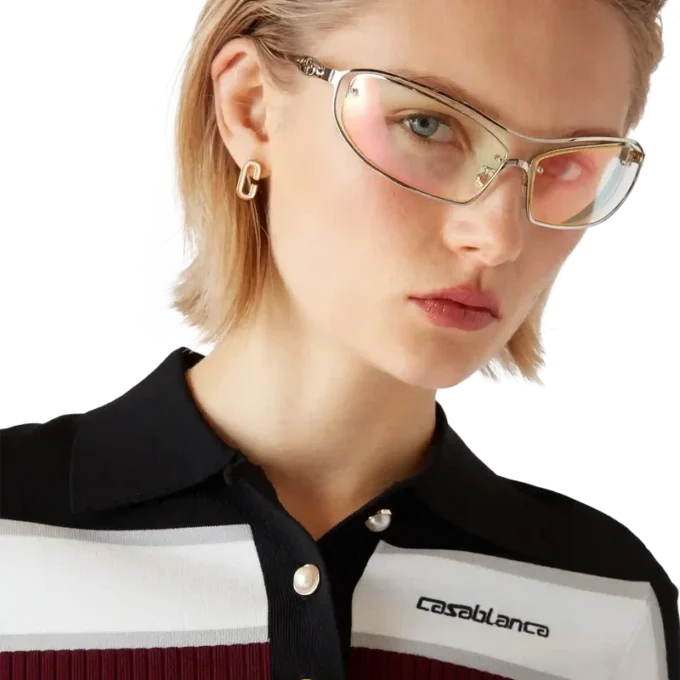 Tricou polo cu mâneci scurte și dungi Tricou polo cu mâneci scurte și dungi