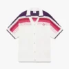 Tricou polo cu mâneci scurte și dungi albe Tricou polo cu mâneci scurte și dungi albe