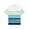 Tricou polo cu mâneci scurte și dungi degradate Tricou polo cu mâneci scurte și dungi degradate