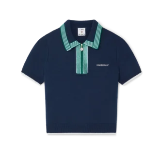 Tricou polo din tricot