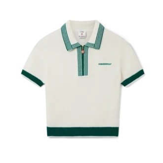Tricou polo din tricot