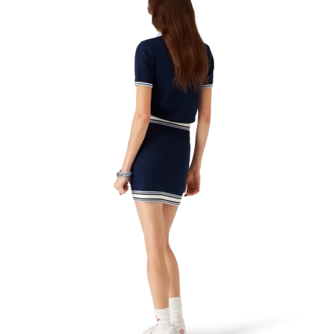 Tricou polo din tricot merino Tricou polo din tricot merino