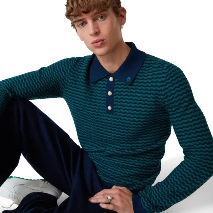 Tricou polo Mini Wave